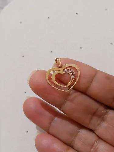 PINGENTE DE OURO ( MÉDiO )