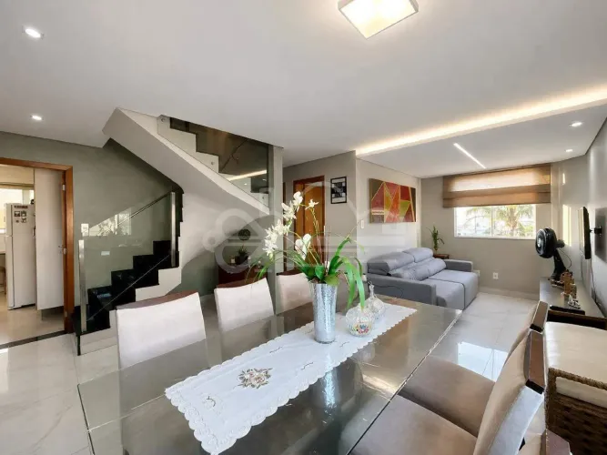 Cobertura à venda, 3 quartos, 2 suítes, 2 vagas, Caiçaras - Belo Horizonte/MG