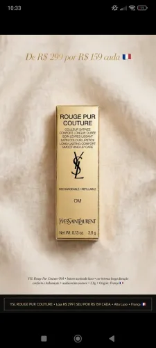 YSL ROUGE PUR COUTURE