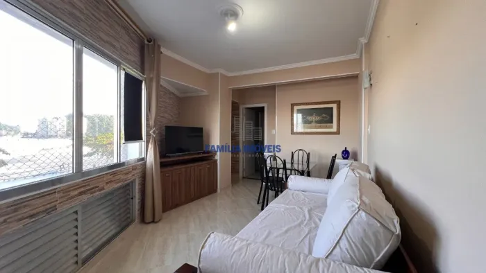 Apartamento para alugar 1 quarto vista mar Centro São Vicente SP