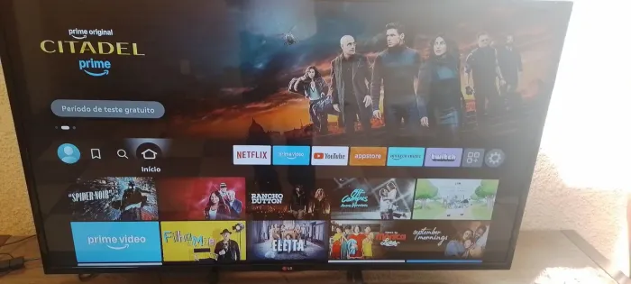 TV LG 55 polegadas. UM CINEMA!