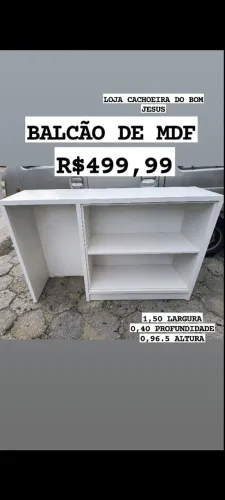 BALCÃO DE MDF 