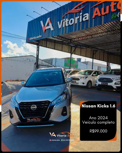 Nissan Kicks Sense 1.6 16V Flex AUT 2024