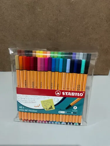40 canetas stabilo- quit