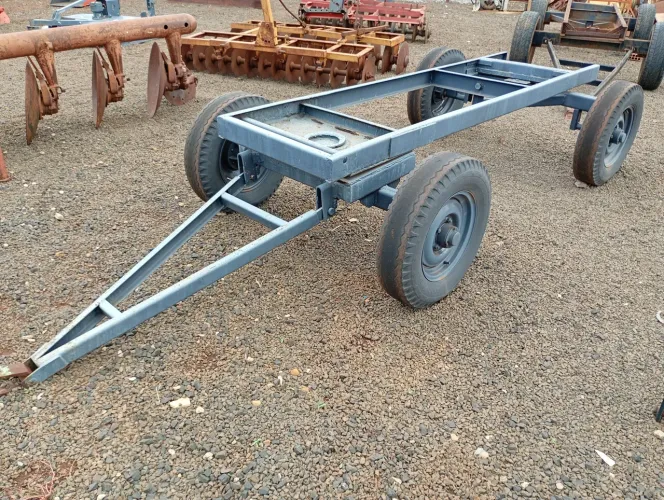 Chassis de carreta 4 rodas