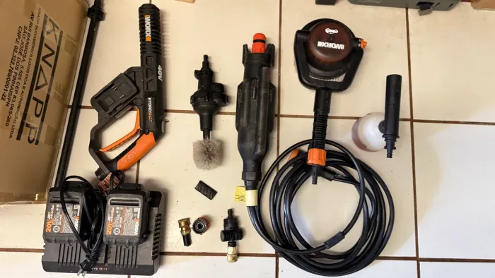 Lavadora de Alta Pressão Portátil WORX Hydroshot 40V PowerShare Sem Fio