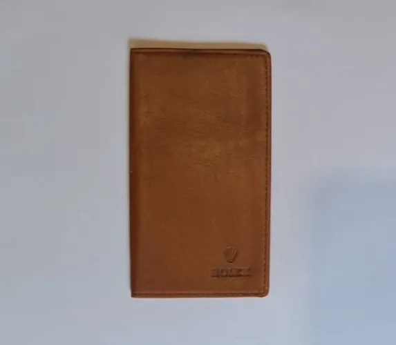 PORTA BLOCO ROLEX VINTAGE EM COURO MARROM - TRAVEL WALLET EXECUTIVO