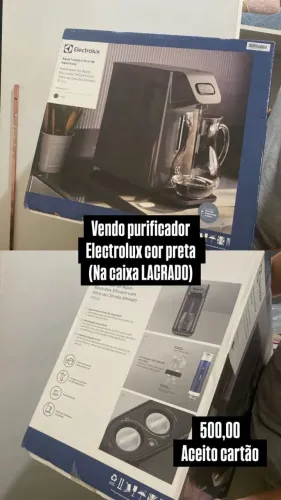 Purificador de Água Gelada Fria e Natural Eletrônico  Electrolux NOVO (LACRADO)