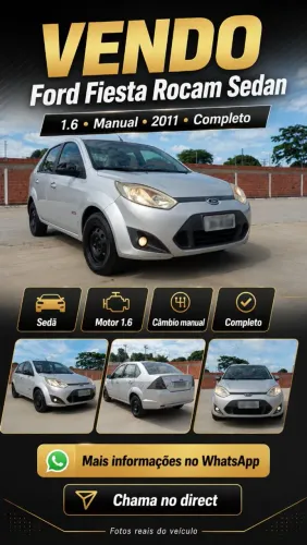 Ford Fiesta Sed. 1.6 8V Flex 4P 2012
