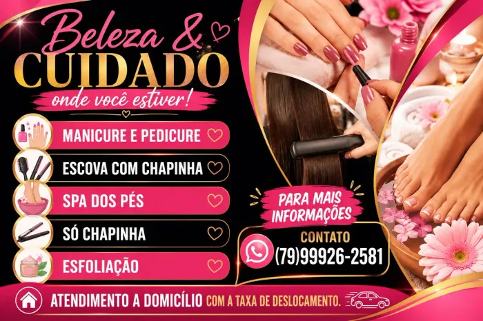 Manicure e cabeleireira 
