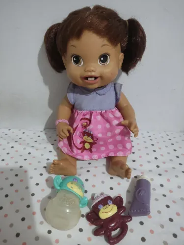 Boneca baby alive primeiros dentinhos morena