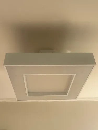 Lustre plafon branco novo