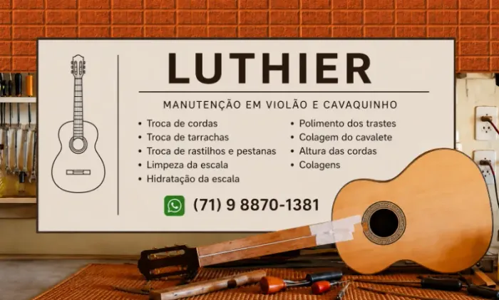Manutenção - violão e cavaquinho