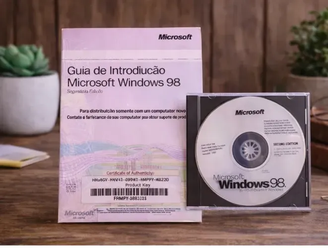 RELIQUIA - MANUAL SERIAL = CD WINDOWS 98