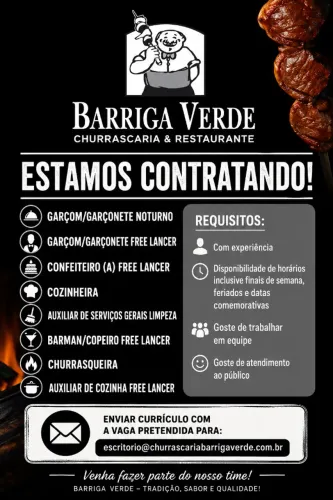 ESTAMOS CONTRATANDO! 