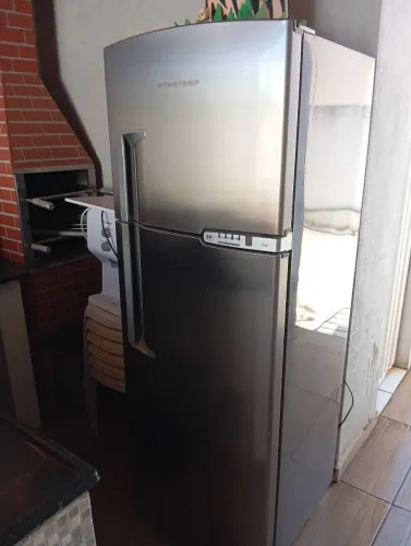 Geladeira Duplex inox Brastemp 