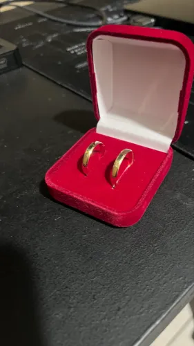 Par de Aliança 18k