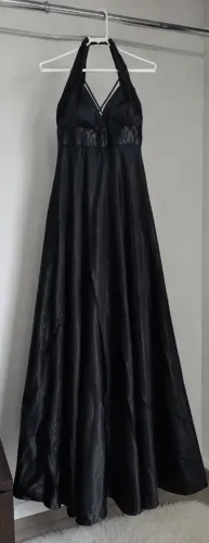 Vestido longo preto ocasion