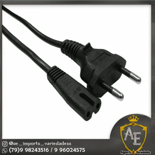Cabo de Energia para tv e vídeo games