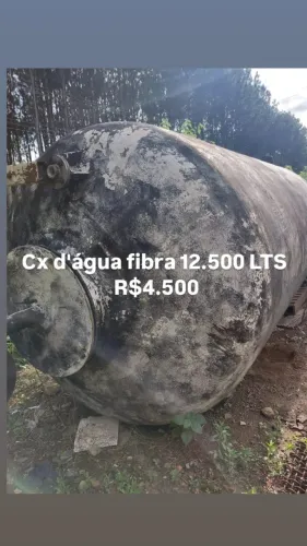 Caixa d?Água Fibra de Vidro 12.500 Litros - Excelente Capacidade