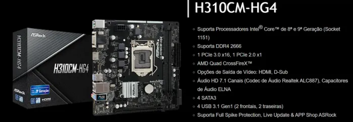 Kit Intel i5 9ª Geração