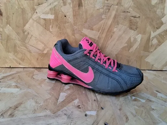 Tênis Nike Shox Grafite - Novo - Tamanho 34/35