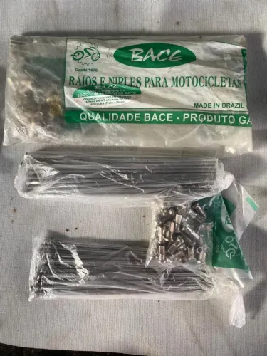 Raios inox bace bros 150 2014 freio a disco na dianteira