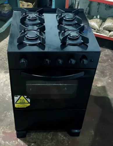 Fogão 4bcs preto Esmaltec tampo de vidro....obs elétrico não funciona 
