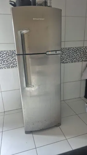 Geladeira Brastemp Frost Free em inox