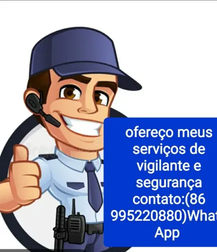 Ofereço meus servicos de vigilante e segurança