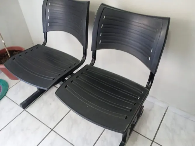 Cadeira Longarina, dois assentos