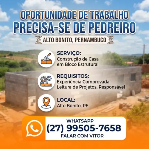 Preciso de Pedreiro