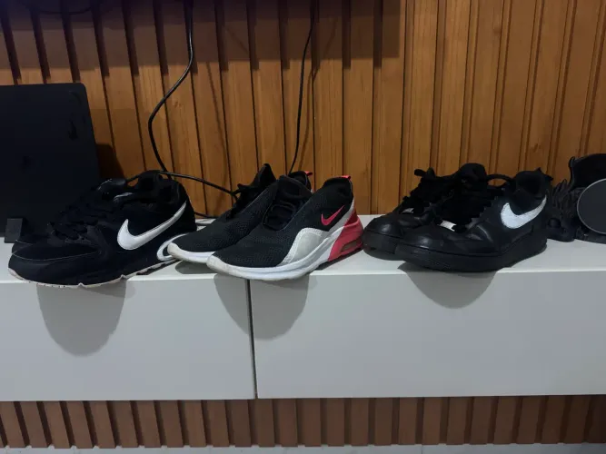 Kit com 3 Tênis Nike - Tamanho 40