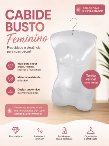 Cabide Busto feminino 