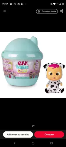 Bonecas Cray     Babies Mini