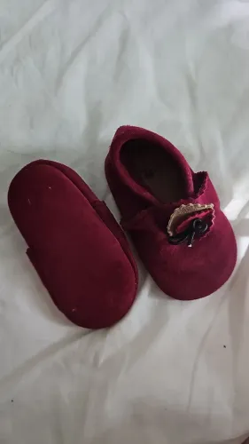 Sapato infatil em couro carmussa legitimo tamnho 22 aladin cor vinho