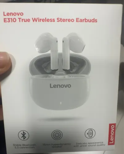 Fone Bluetooth Lenovo E310 original NOVO na CAixa
