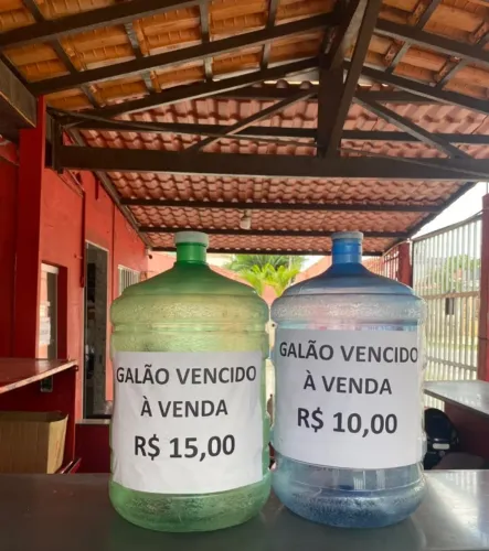 Galões de Água Vazios (Vencidos) - Ideal para Artesanato, Plantas e Organização