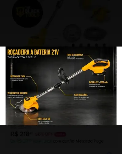 Roçadeira nova
