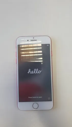 iPhone 7 Vermelho 128GB Seminovo com Caixa e Acessórios Originais