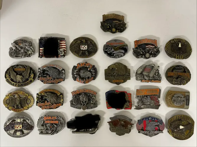 Fivelas originais Harley Davidson vintage