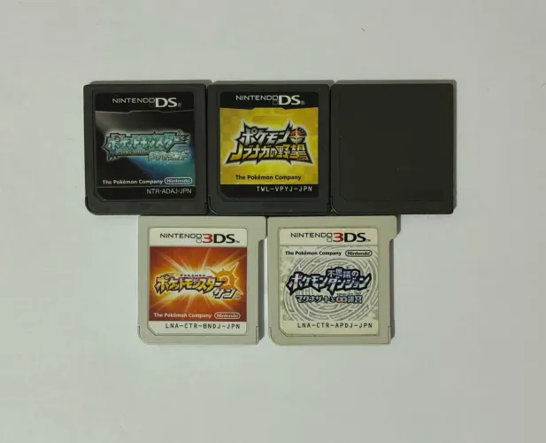 Lote 5 jogos Pokémon jpn sem caixa originais 