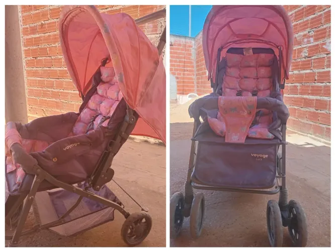 Carro de bebê semi novo