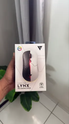 Mause gamer Force One Lynx 19000dpi RGB 100% customizavel - LACRADO + NF + Garantia