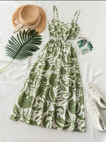 Vestido recorte SHEIN