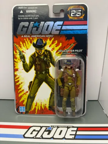 Gi Joe 25th Helicopter Pilot Wild Bill - 2007 - Comandos em ação