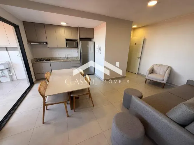 Apartamento amplo com 2 suítes e varanda gourmet no Jardim Sul, Uberlândia - Mobiliado