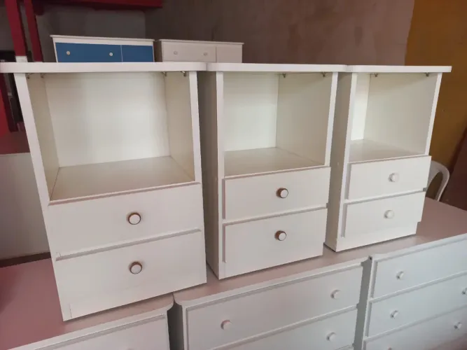 Criado Mudo MDF (Branco)