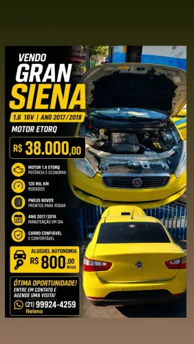 Fiat Grand Siena Essen.sublime Dual. 1.6 Flex 2018