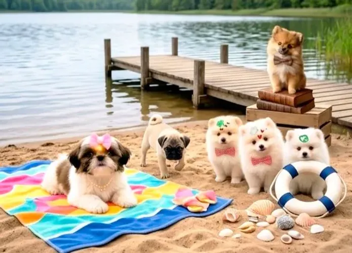 Shih Tzu, Lulu da Pomerânia, Pug